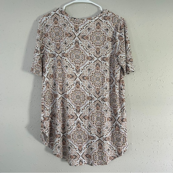 🦋 Maurices 24/7 Flawless Medallion Tunic Tee Casual Soft Comfy Summer Large - Picture 5 of 7